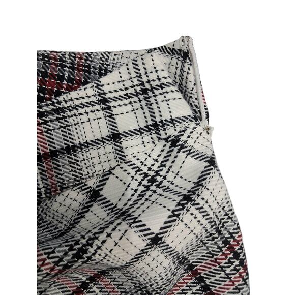 East 5th Plaid Midi Skirt Womens Size 12 Career Casual Classic Side Zip - Picture 4 of 4
